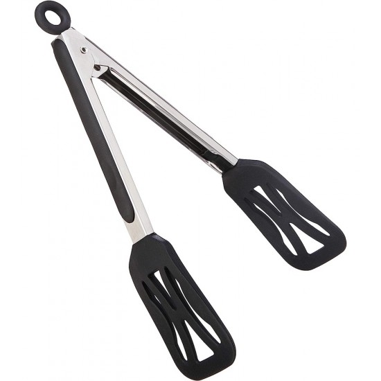 Pegador 23cm Versatil Silicone Preto